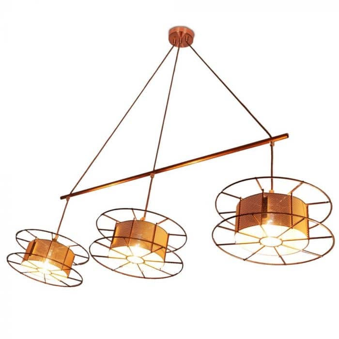 Spool Triple pendant lamp