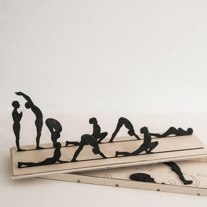 Yoga wooden structure