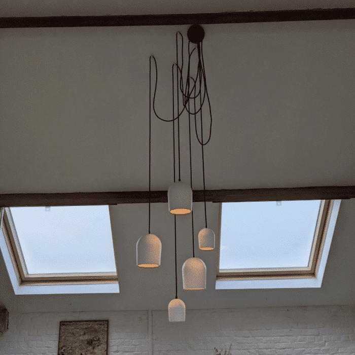 Cluster Arch 5 pendant white lamp – Bild 3