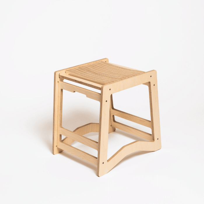 Taburete madera HEX 45 - Imagen 2