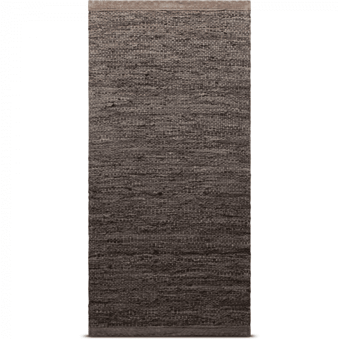 Brown leather Rug