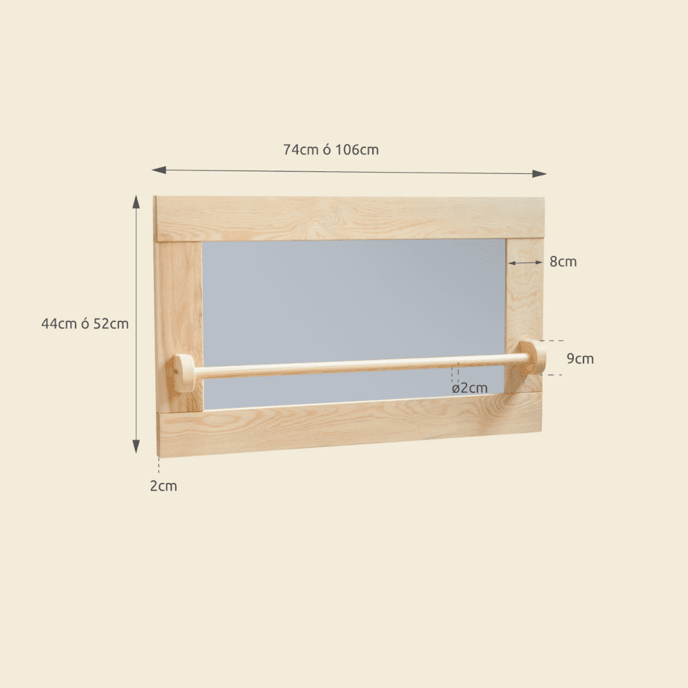 Montessori big mirror for Kids on Ekohunters