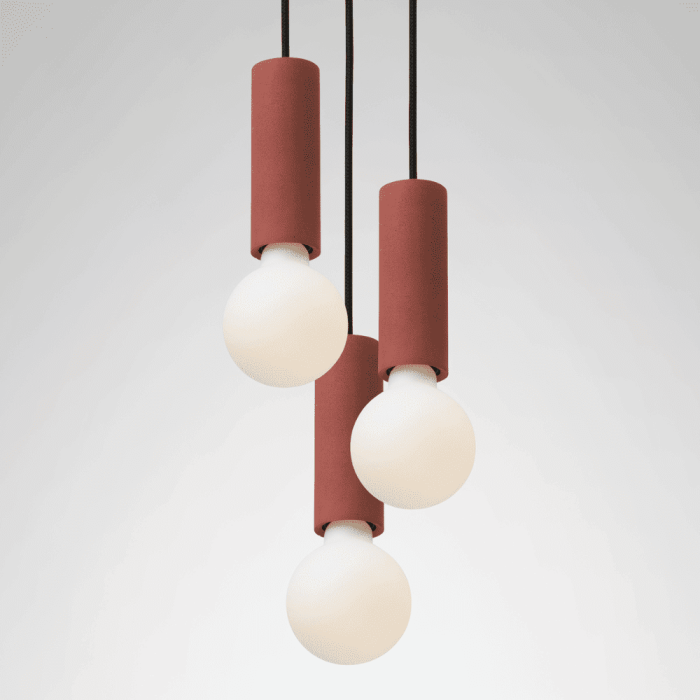 eco-friendly-ila-trio-pendant-red-lamp-ekohunters-sustainable-lighting-plato-design
