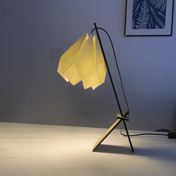 Lámpara de mesa origami Bell